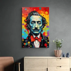 tableau pop art dali portrait 2 3 3.webp