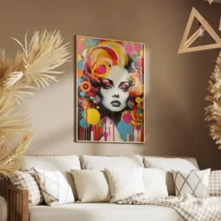 tableau pop art original portrait 2 3 4.webp