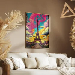 tableau pop art paris portrait 2 3 4.webp