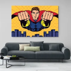 tableau pop art super hero paysage 3 2 2.webp