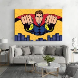 tableau pop art super hero paysage 3 2 3.webp