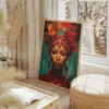 tableau reine africaine portrait 2 3 3.webp