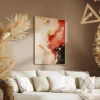 tableau rouge noir gris moderne portrait 2 3 2.webp