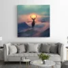 tableau scandinave cerf carre 2.webp
