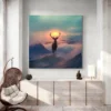 tableau scandinave cerf carre 4.webp