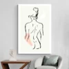 tableau silhouette femme portrait 2 3 2.webp