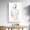 tableau silhouette femme portrait 2 3 3.webp