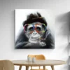 tableau singe a lunettes carre 2.webp