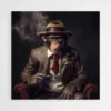 tableau singe chapeau 1.webp