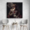 tableau singe chapeau carre 2.webp