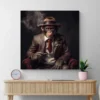 tableau singe chapeau carre 3.webp