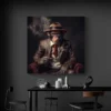 tableau singe chapeau carre 4.webp