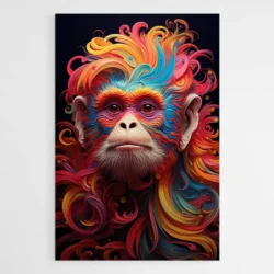 tableau singe colore 1.webp