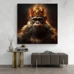 tableau singe couronne carre 2.webp