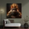 tableau singe couronne carre 4.webp