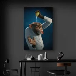 tableau singe humour portrait 2 3 2.webp