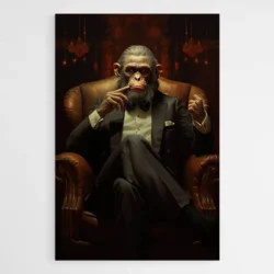 tableau singe mafia 1.webp