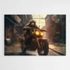 tableau singe moto 1.webp