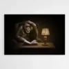 tableau singe penseur 1.webp