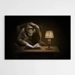tableau singe penseur 1.webp