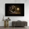 tableau singe penseur paysage 3 2 3.webp