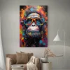 tableau singe pochoir portrait 2 3 4.webp