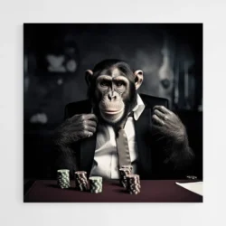 tableau singe poker 1.webp