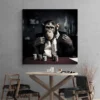 tableau singe poker carre 3.webp