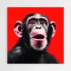 tableau singe rouge 1.webp
