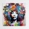 tableau street art art femme africaine 1.webp