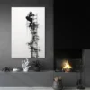 tableau street art noir et blanc portrait 2 3 4.webp