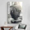tableau tete de bouddha portrait 2 3 4.webp