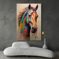 tableau tete de cheval portrait 2 3 2.webp