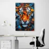 tableau tigre cubisme portrait 2 3 3.webp