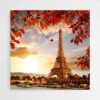 tableau tour eiffel coucher de soleil 1.webp