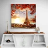tableau tour eiffel coucher de soleil carre 3.webp
