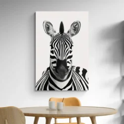 tableau zebre de face portrait 2 3 2.webp