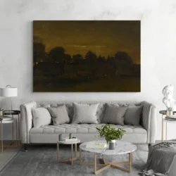 village fermier au crepuscule van gogh paysage 3 2 3.webp