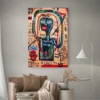 tableau africain basquiat portrait 2 3 3.webp