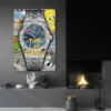 tableau audemars piguet street art portrait 2 3 4.webp