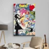 tableau banksy la petite fille au ballon street art portrait 2 3 2.webp