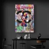 tableau chanel mickey street art portrait 2 3 4.webp