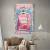 tableau chanel moderne street art portrait 2 3 4.webp