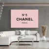 tableau chanel n05 rose paysage 3 2 4.webp