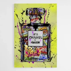 tableau chanel street art parfum 1.webp