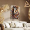 tableau cheval street art portrait 2 3 4.webp