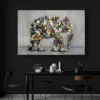 tableau elephant street art paysage 3 2 2.webp
