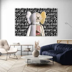 tableau kaws squelette paysage 3 2 3.webp