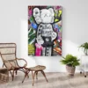 tableau kaws street art portrait 2 3 3.webp