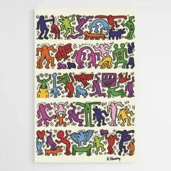 tableau keith haring colore 1.webp